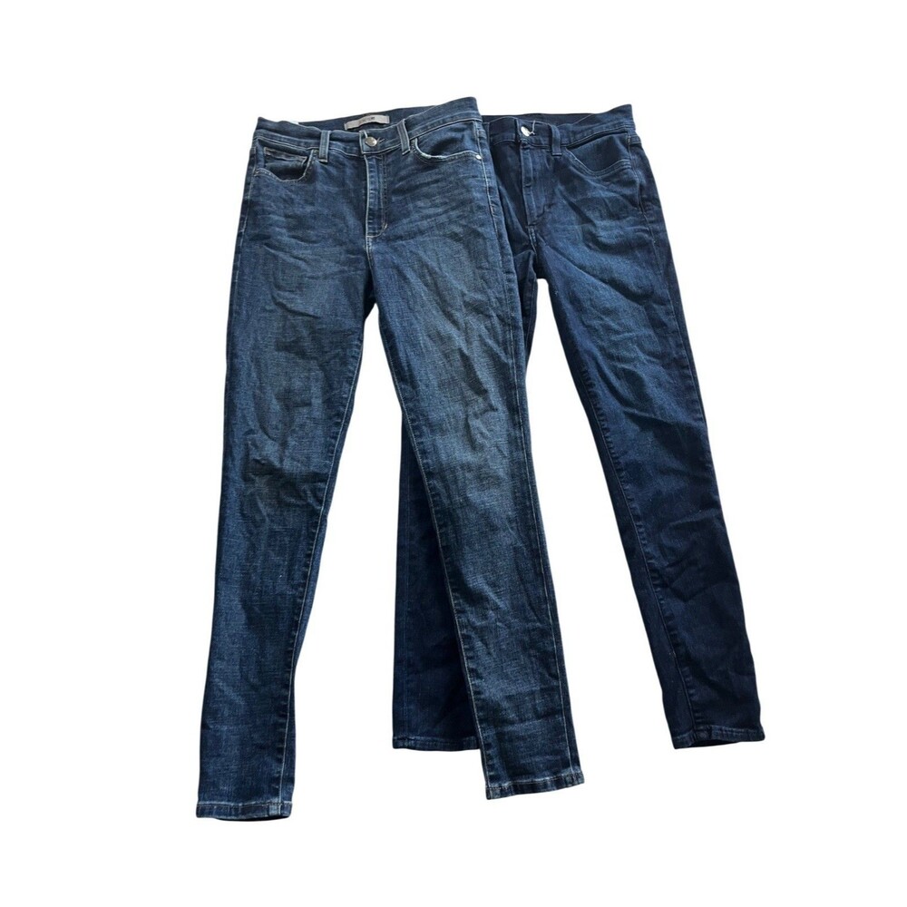 Joes 2 Pair Flawless The Charlie Skinny High Rise Blue Jeans Women Size 27